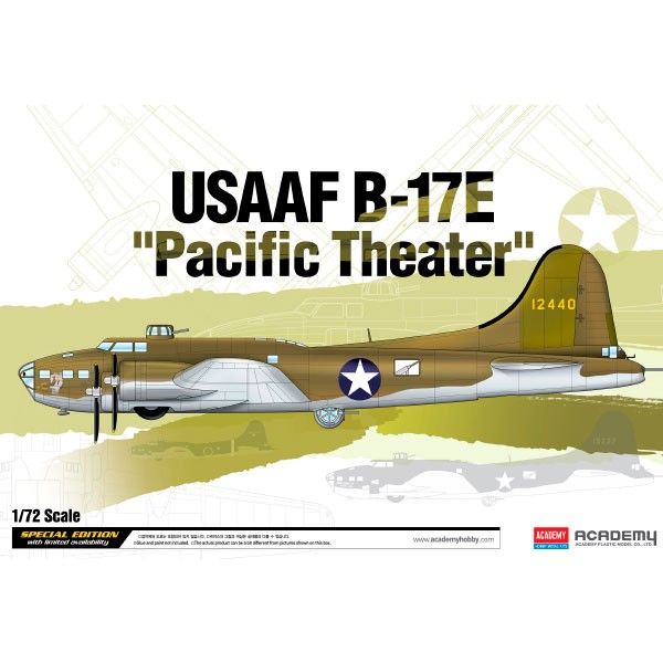 1:72 Academy Avión USAAF B-17E Pacific Theatre Old 666 Art.-Nr. 12533