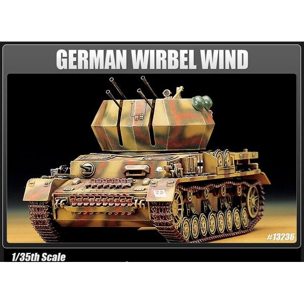 1:35 German anti-aircraft Flakpanzer IV Wirbelwind Art.-Nr. 13236