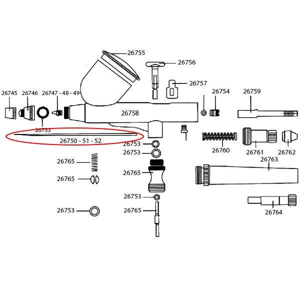 Aguja 0,5mm D-102, D-103 y D-116 Art.-Nr. 26752