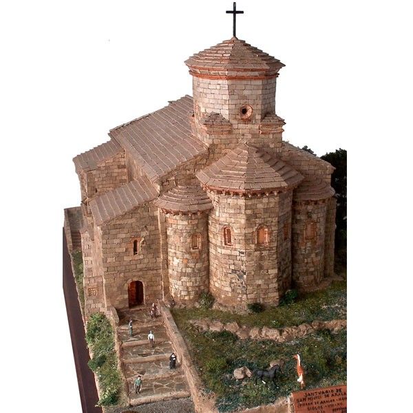 Kit de Construcción en Cerámica Santuario San Miguel de Aralar Art.-Nr. 03627