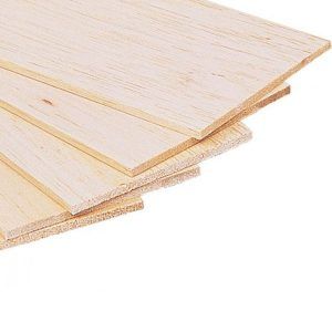 Plancha madera de balsa 100x1000x1mm Art.-Nr. 35301