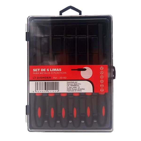 Set de 6 Limas para Metales o Plásticos Art.-Nr. 20102