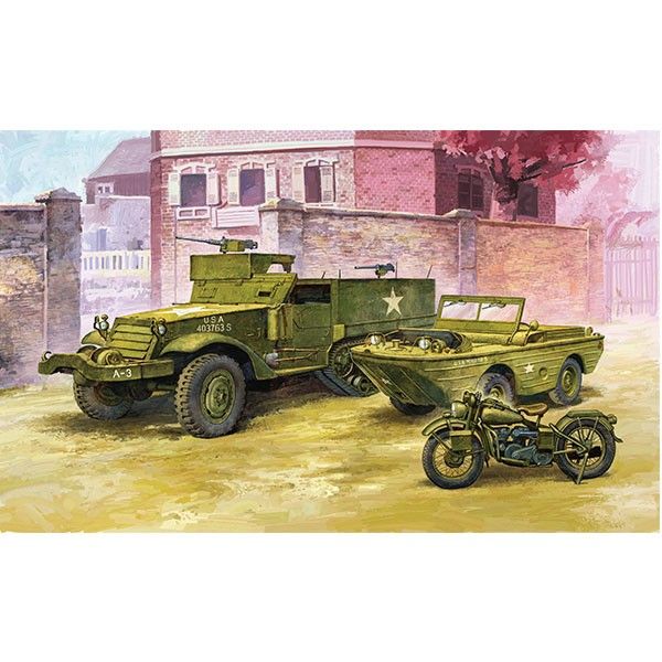 1:72 Vehículos M3 US Half Track & Amph. Art.-Nr. 13408