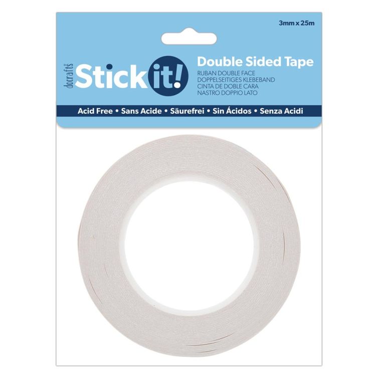 Cinta Adhesiva de Doble Cara 3mm x 25m