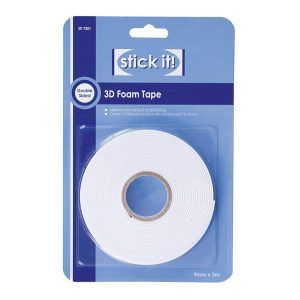 Cinta Adhesiva de Doble Cara 3D 9mm x 5m