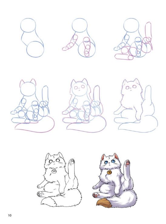 Como dibujar manga animales en sencillos pasos Art.-Nr. 219072