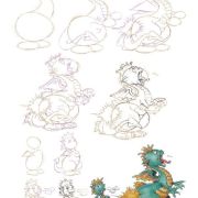 Cómo dibujar dragones en sencillos pasos Art.-Nr. 219079