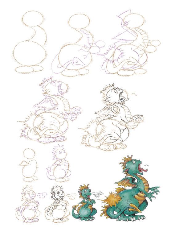 Cómo dibujar dragones en sencillos pasos Art.-Nr. 219079