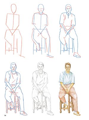 Cómo dibujar la figura humana en sencillos pasos Art.-Nr. 219056