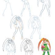 Cómo dibujar Manga chicas en sencillos pasos Art.-Nr. 219059