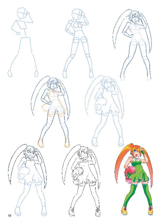 Cómo dibujar Manga chicas en sencillos pasos Art.-Nr. 219059