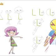 Dibujar caricaturas con números y letras Art.-Nr. 219116