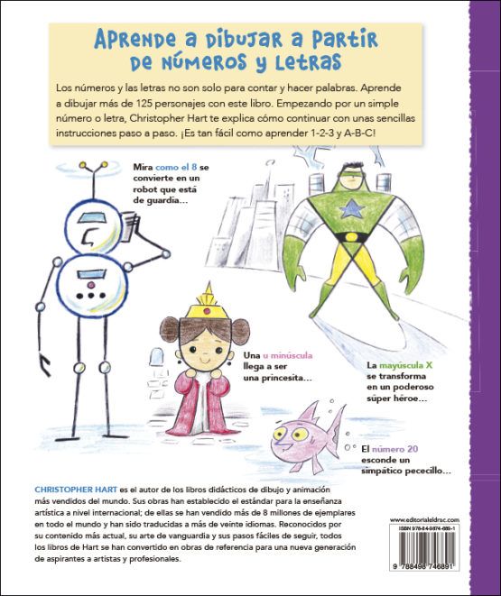 Dibujar caricaturas con números y letras Art.-Nr. 219116