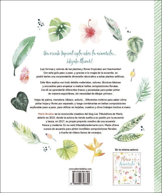 Plantas y Flores Tropicales a la Acuarela Art.-Nr. 219109