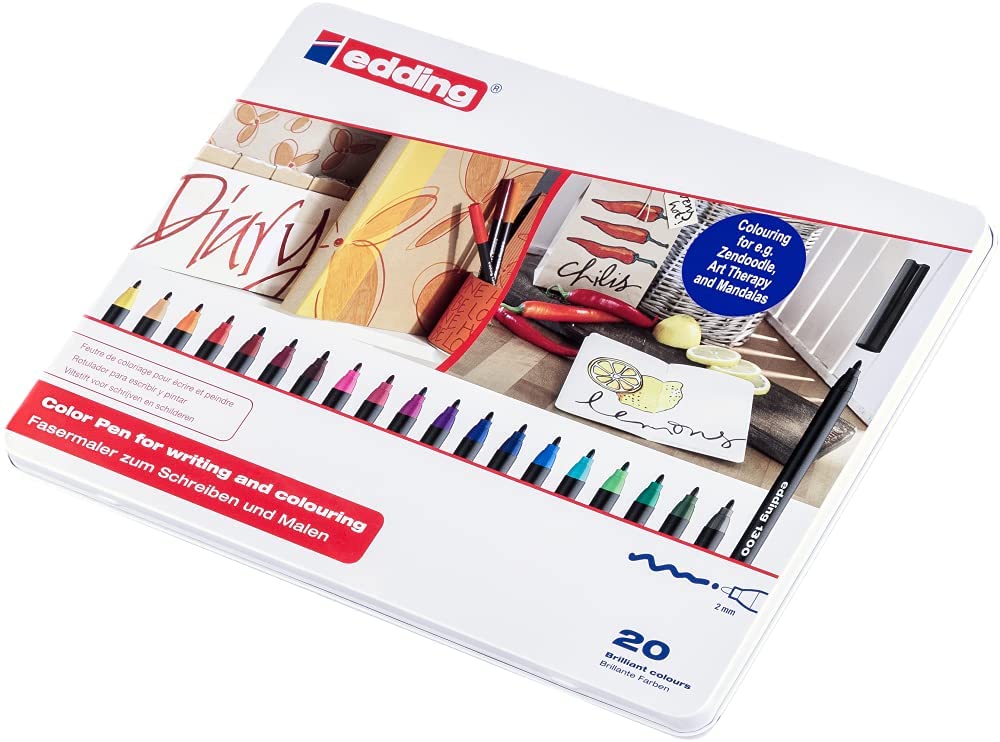 Caja Rotuladores Edding 20 colores Art.-Nr. 4-1300-20