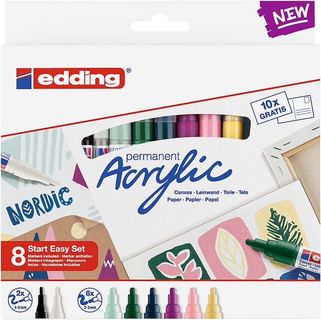 Set Rotuladores Edding Art.-Nr. 4-SES8N