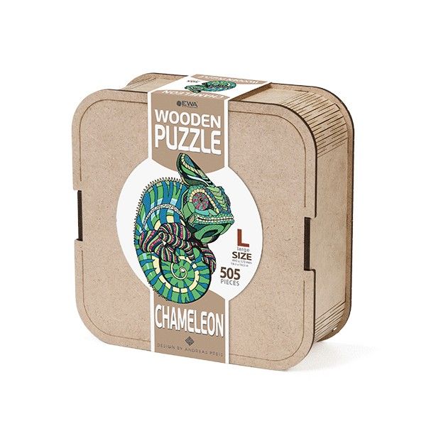 Puzzle «Camaleón» 505 piezas de madera Art.-Nr. 00180
