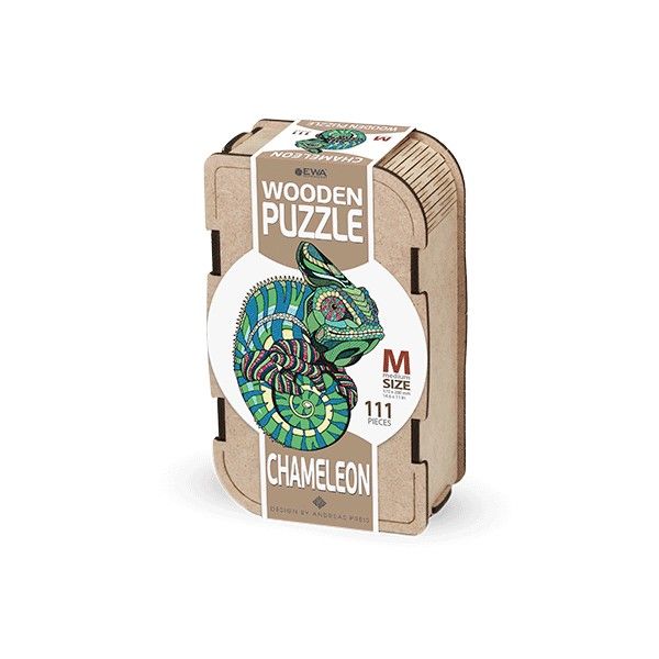 Puzzle «Camaleón» 111 piezas de madera Art.-Nr. 00192
