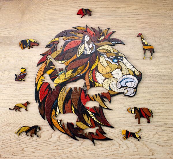 Puzzle «León» 490 piezas de madera Art.-Nr. 00181