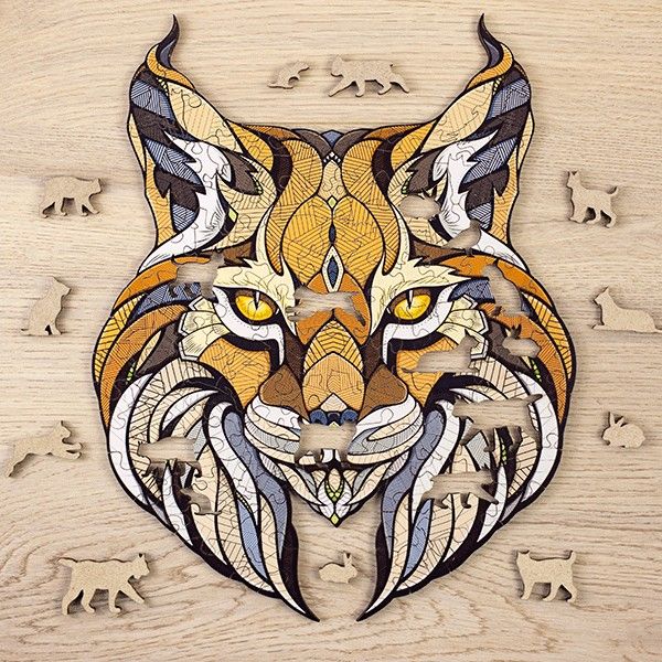 Puzzle «Lince» 80 piezas de madera Art.-Nr. 00183