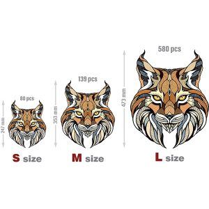 Puzzle «Lince» 80 piezas de madera Art.-Nr. 00183