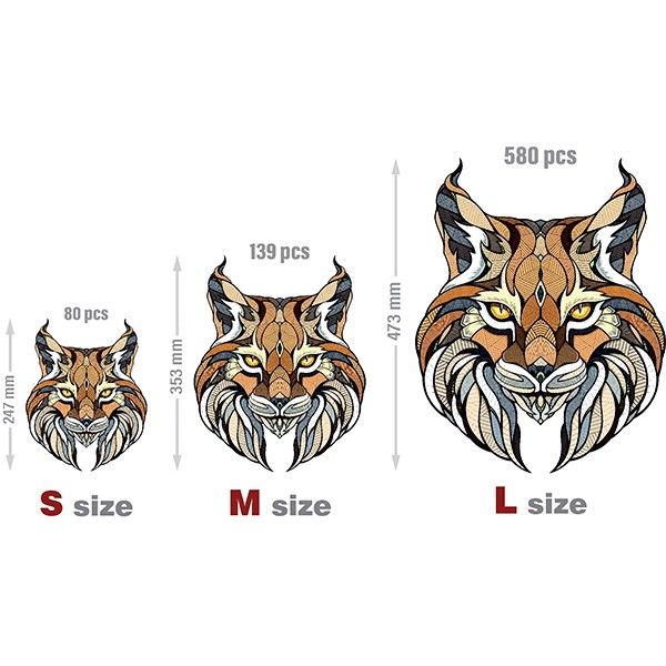 Puzzle «Lince» 80 piezas de madera Art.-Nr. 00183