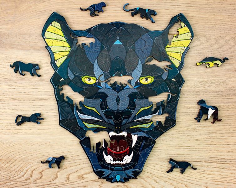 Puzzle «Pantera» 80 piezas de madera Art.-Nr. 00184