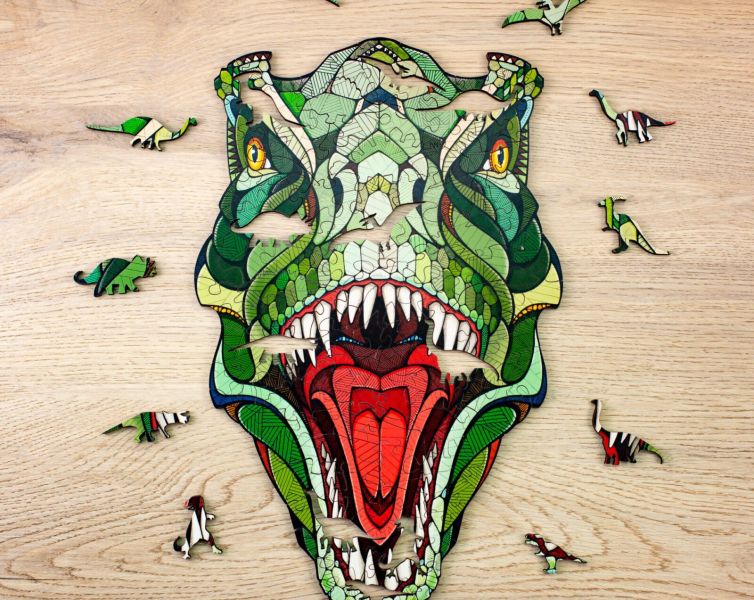 Puzzle «T-Rex» 570 piezas de madera Art.-Nr. 00182