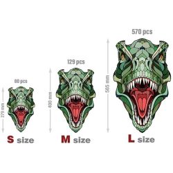 Puzzle «T-Rex» 80 piezas de madera Art.-Nr. 00188