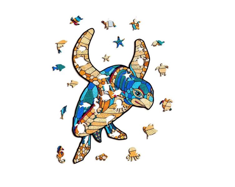 Puzzle «Tortuga» 150 piezas de madera Art.-Nr. 00235