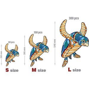 Puzzle «Tortuga» 300 piezas de madera Art.-Nr. 00223