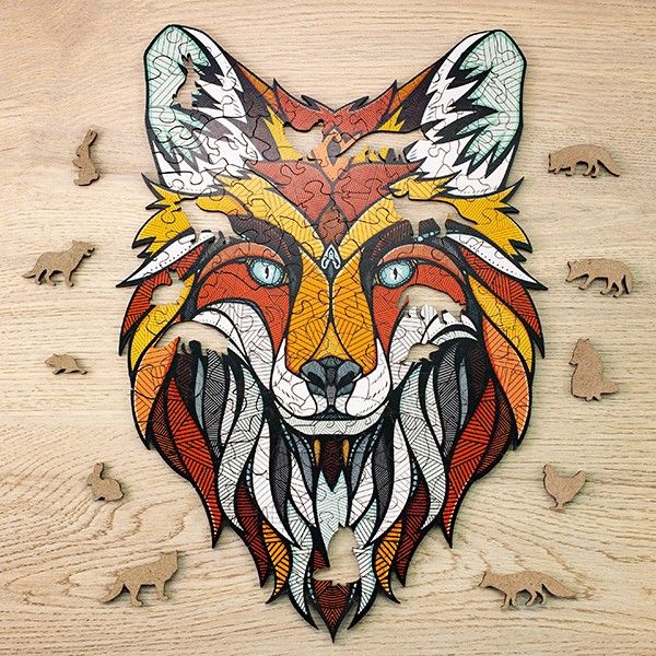 Puzzle «Zorro» 141 piezas de madera Art.-Nr. 00191