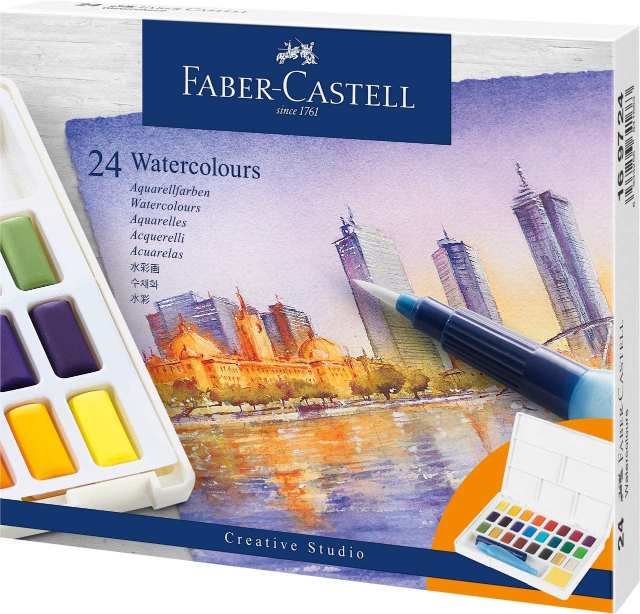 Caja Acuarela 24 colores Faber-Castell Art.-Nr. 169724