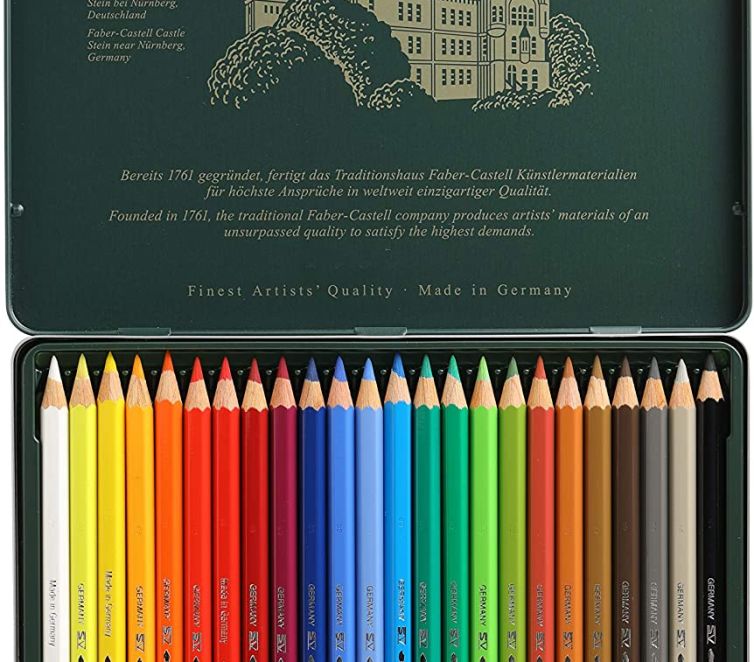 Caja Lápices Acuarelables Albrecht Dürer 24 colores Faber-Castell Art.-Nr. 117524