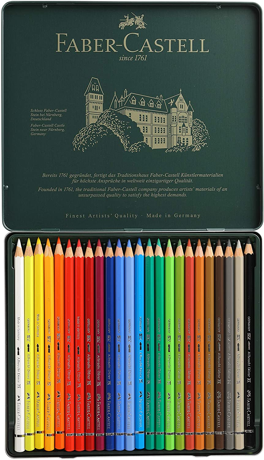 Caja Lápices Acuarelables Albrecht Dürer 24 colores Faber-Castell Art.-Nr. 117524