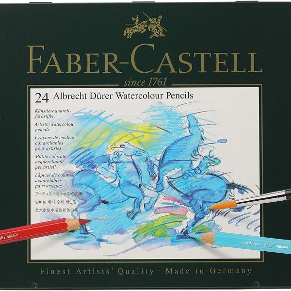 Caja Lápices Acuarelables Albrecht Dürer 24 colores Faber-Castell Art.-Nr. 117524