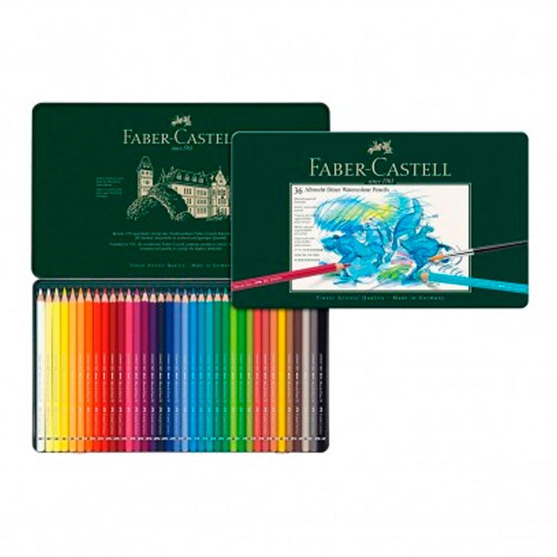 Caja Lápices Acuarelables Albrecht Dürer 36 colores Faber-Castell Art.-Nr. 117536