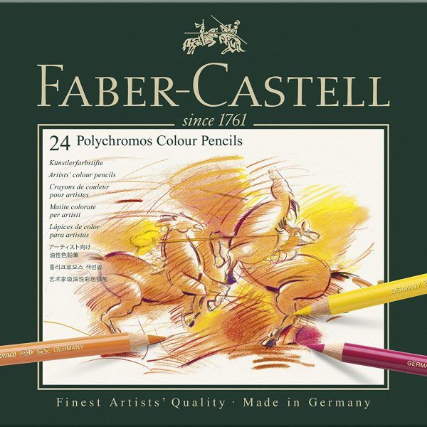 Caja Lápices Polychromos 24 Colores Faber-Castell Art.-Nr. 110024