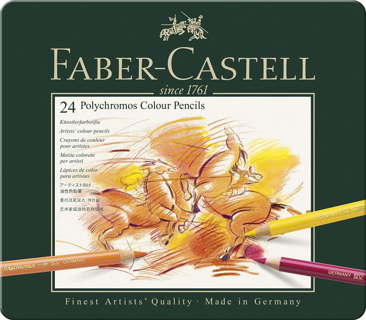 Caja Lápices Polychromos 24 Colores Faber-Castell Art.-Nr. 110024