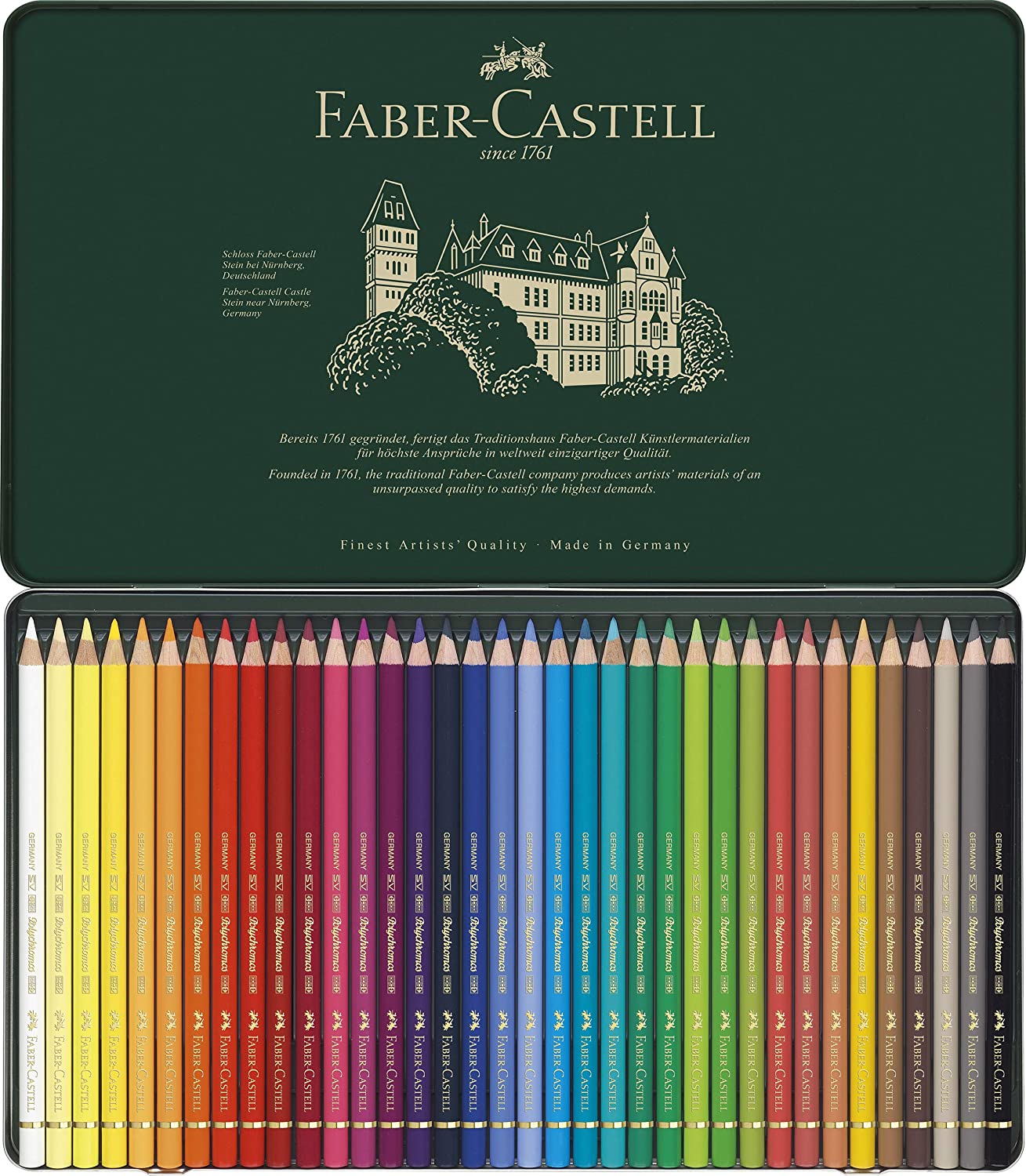 Caja Lápices Polychromos 36 colores Faber-Castell Art.-Nr. 110036