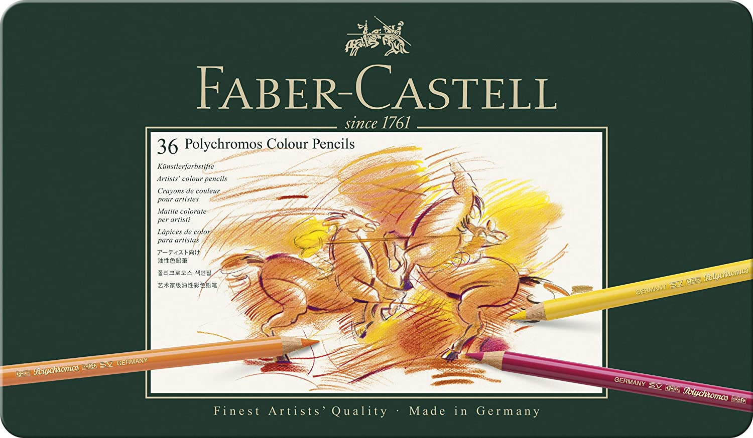 Caja Lápices Polychromos 36 colores Faber-Castell Art.-Nr. 110036