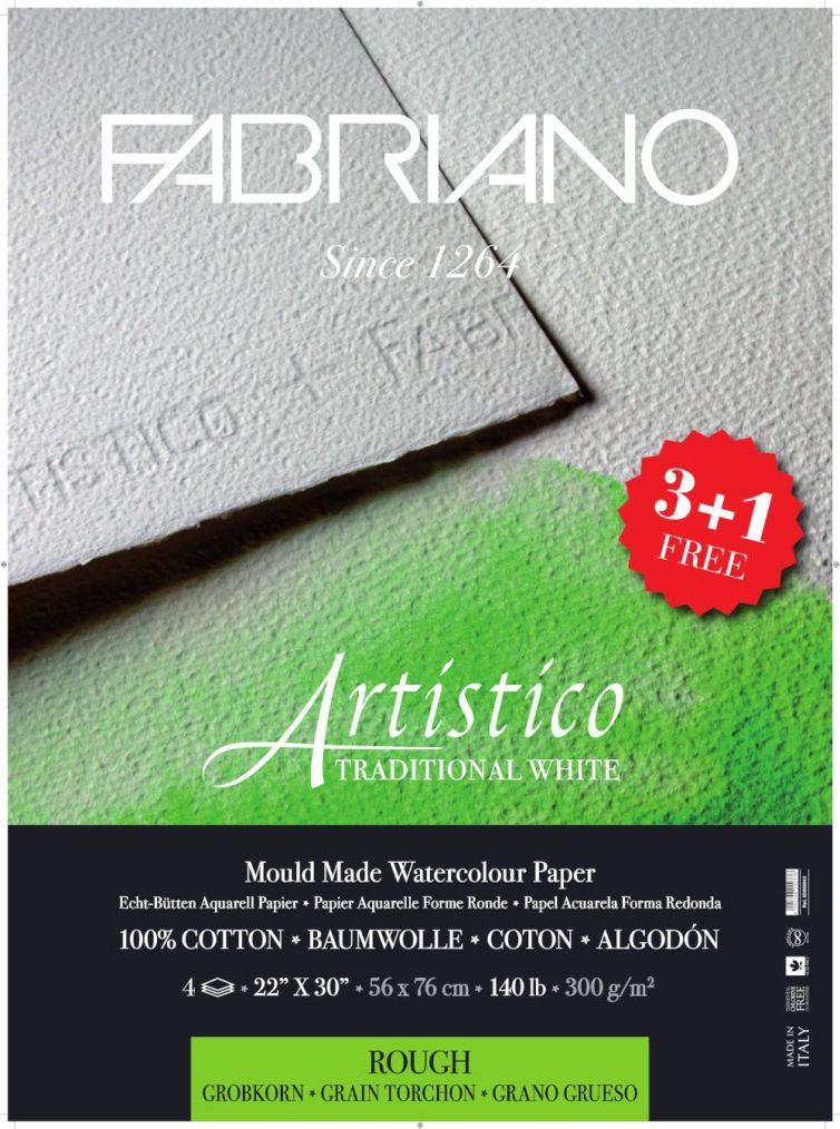 Papel Fabriano Artístico Acuarela Art.-Nr. 65900043