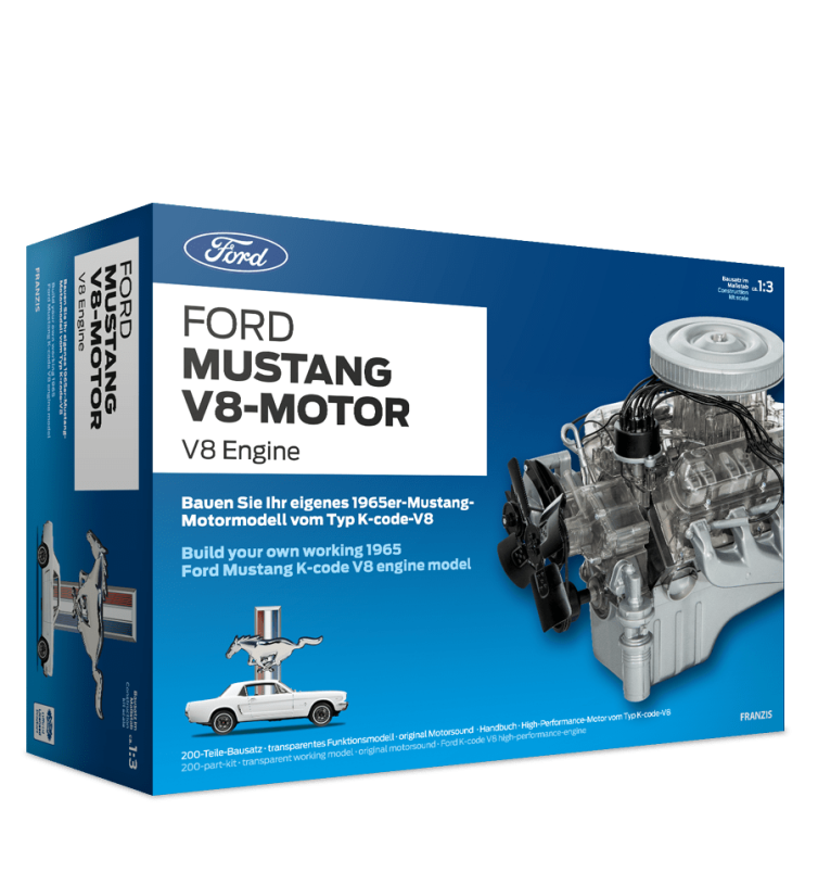 1:3 Ford Mustang V8-Motor Art.-Nr. 67500