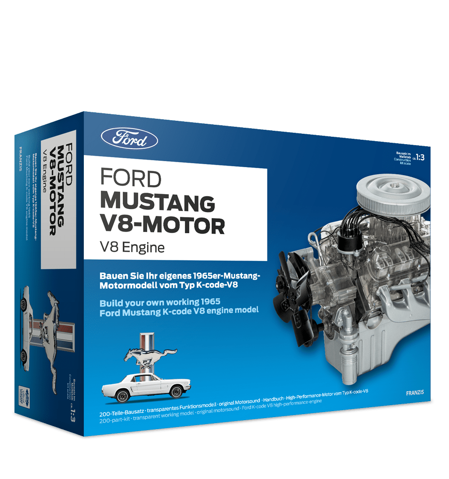 1:3 Ford Mustang V8-Motor Art.-Nr. 67500