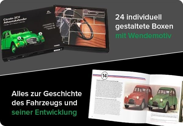 1:38 Calendario de Adviento Citroën 2CV Art.-Nr. 504036