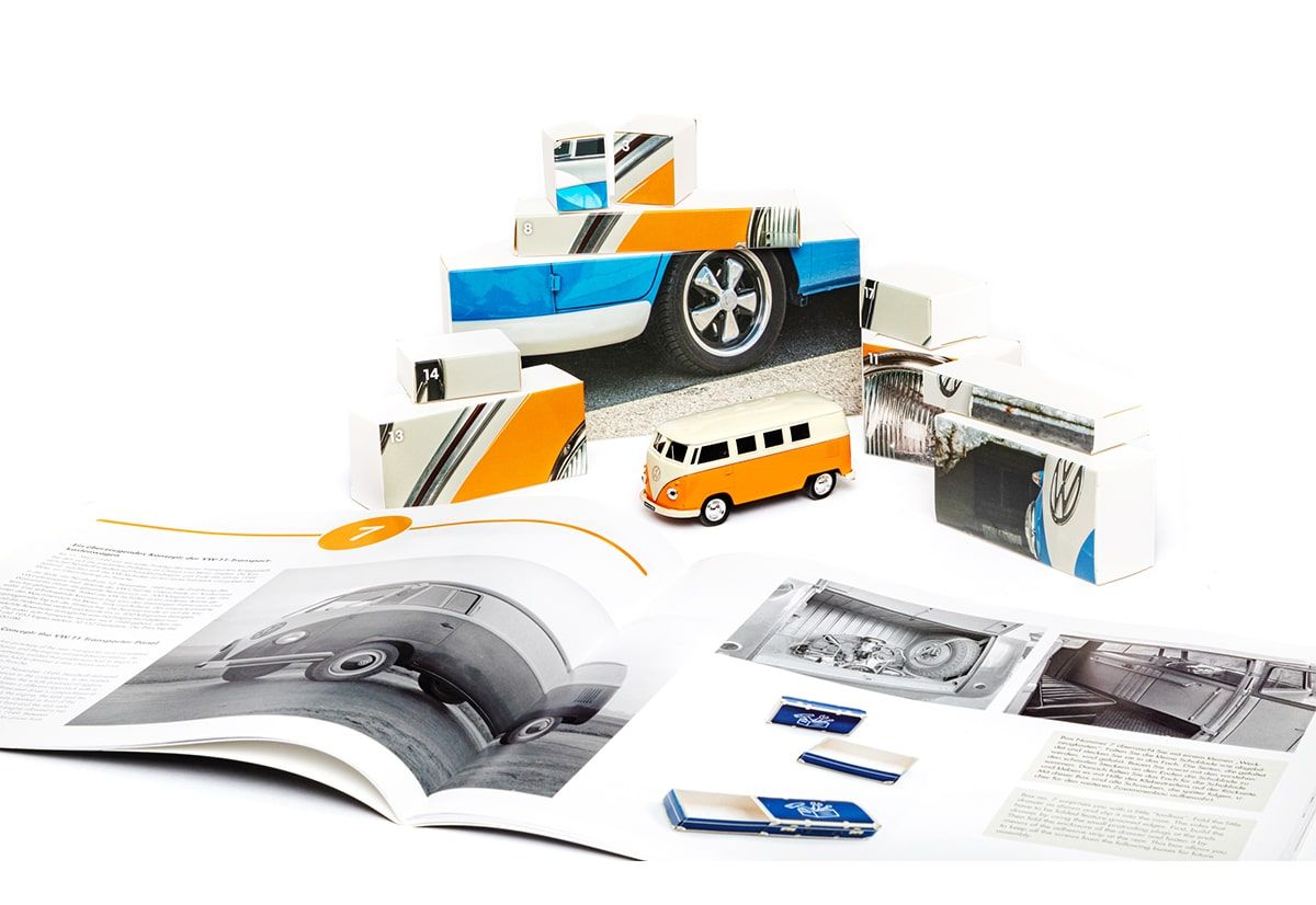 1:43 Calendario de Adviento Volkswagen Bulli T1 Art.-Nr. 504038