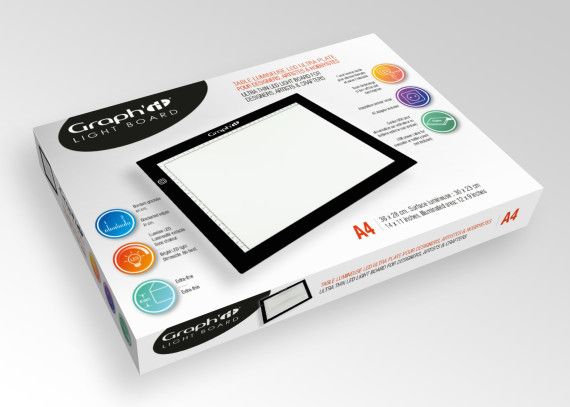 Mesa de luz LED A4 23×30 Art.-Nr. GM42550