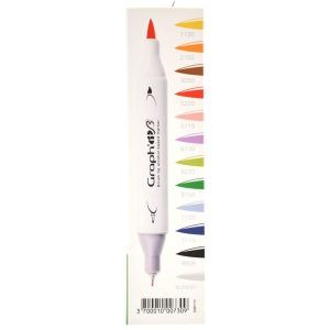 Estuche 12 Colores Graph’it Brush Art.-Nr. GI80110
