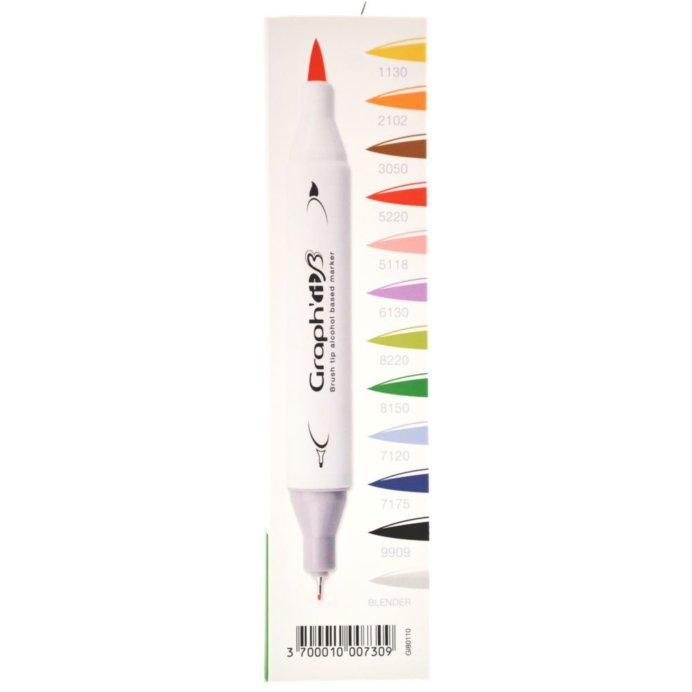 Estuche 12 Colores Graph’it Brush Art.-Nr. GI80110