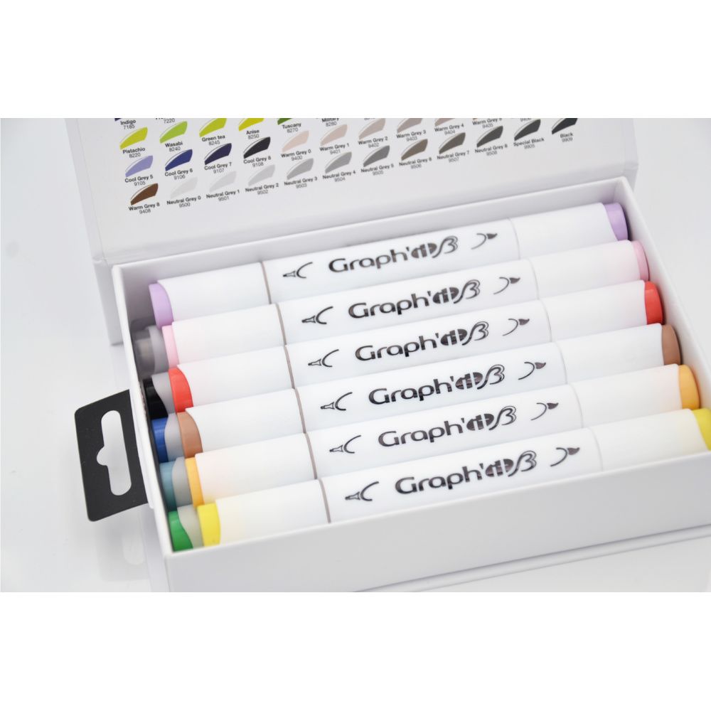 Estuche 12 Colores Graph’it Brush Art.-Nr. GI80110